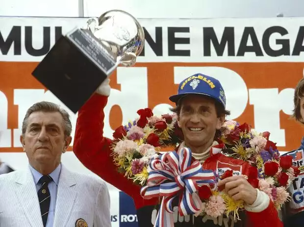 Jean Marie Balestre und John Watson in Detroit 1982 Titel-Bild zur News: Jean Marie Balestre und John Watson in Detroit 1982