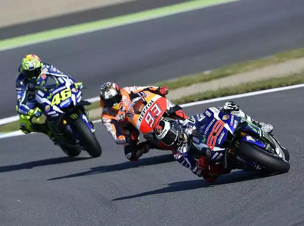 Valentino Rossi, Jorge Lorenzo, Marc Marquez Titel-Bild zur News: Valentino Rossi, Jorge Lorenzo, Marc Marquez