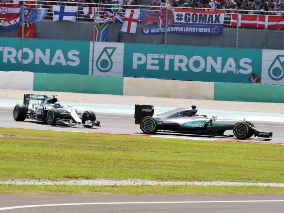 Lewis Hamilton, Nico Rosberg, Sebastian Vettel