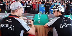 Sergio Perez lobt: Nico Hülkenberg stärker als Jenson Button