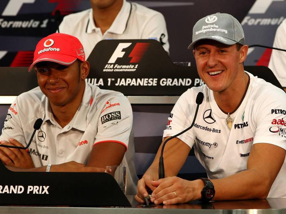 Michael Schumacher, Lewis Hamilton