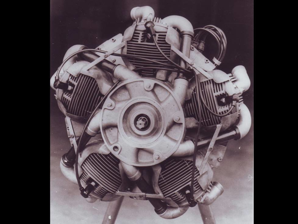 Messerschmitt P-511: der Sternmotor.