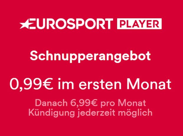 Das Eurosport Player Schnupperangebot - schon ab 0,99 Euro MotoGP erleben!