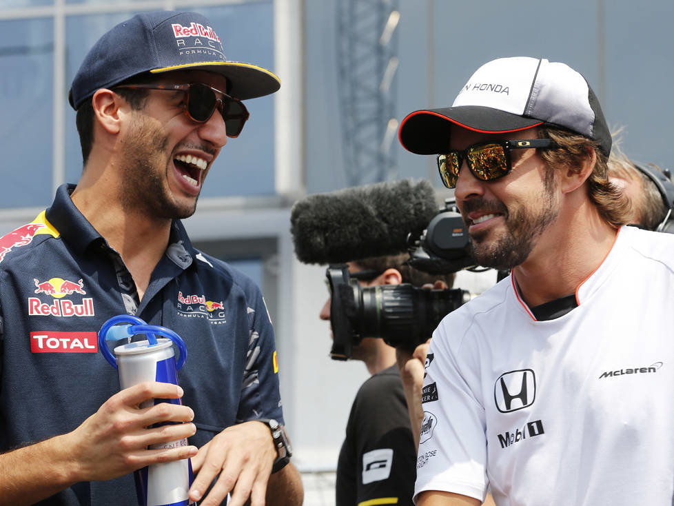 Daniel Ricciardo, Fernando Alonso