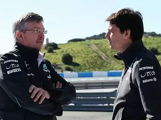 Ross Brawn, Toto Wolff Titel-Bild zur News: Ross Brawn, Toto Wolff