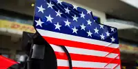 USA-Flagge auf dem Manor-Heckflügel