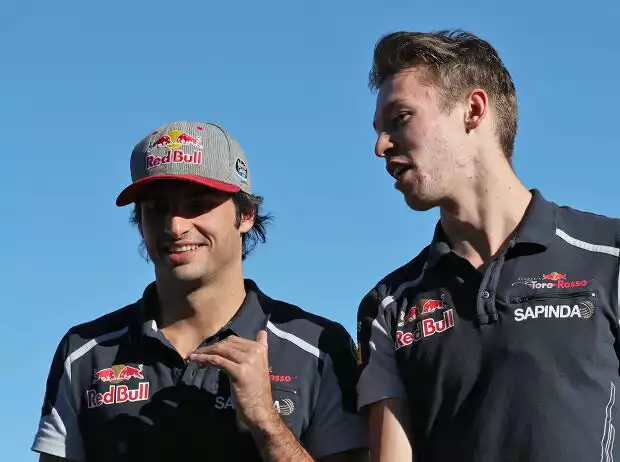 Carlos Sainz, Daniil Kwjat Titel-Bild zur News: Carlos Sainz, Daniil Kwjat