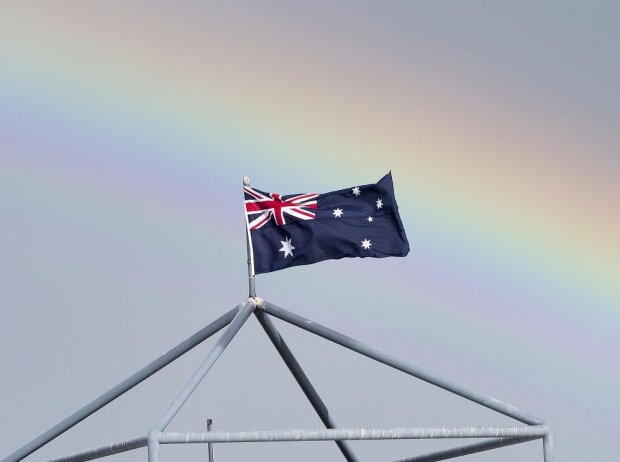 Titel-Bild zur News: Australien Flagge Regenbogen