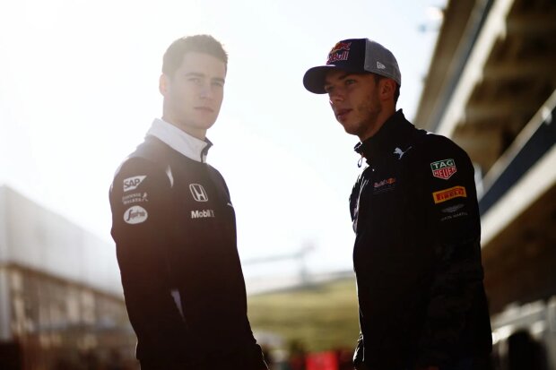 Stoffel Vandoorne Pierre Gasly McLaren McLaren Honda F1Red Bull Red Bull Racing F1 ~Stoffel Vandoorne und Pierre Gasly ~ 