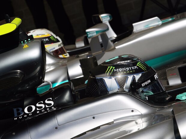 Titel-Bild zur News: Nico Rosberg, Lewis Hamilton