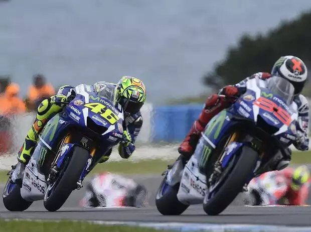Jorge Lorenzo, Valentino Rossi Titel-Bild zur News: Jorge Lorenzo, Valentino Rossi
