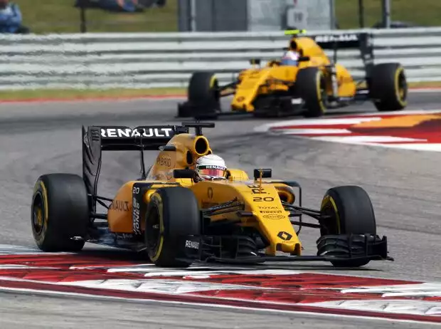 Kevin Magnussen, Jolyon Palmer Titel-Bild zur News: Kevin Magnussen, Jolyon Palmer