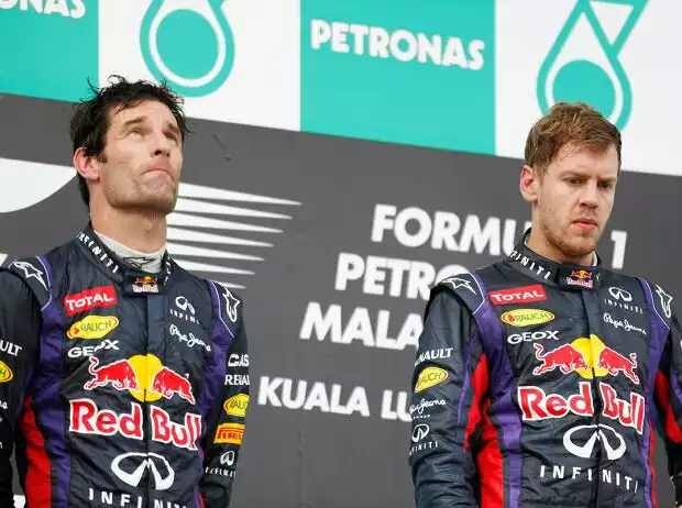 Titel-Bild zur News: Mark Webber, Sebastian Vettel