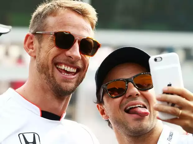 Jenson Button, Felipe Massa Titel-Bild zur News: Jenson Button, Felipe Massa