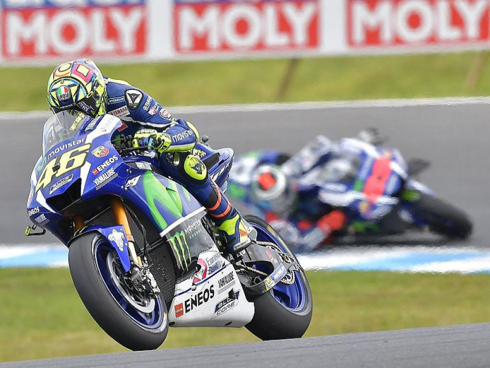 Jorge Lorenzo, Valentino Rossi