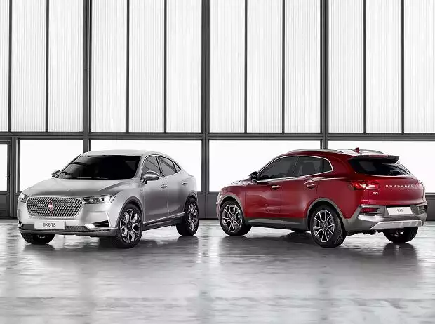 Borgward BX6 TS (l.) und BX5 Titel-Bild zur News: Borgward BX6 TS (l.) und BX5