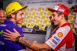 Valentino Rossi und Andrea Iannone 