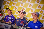 Valentino Rossi, Marc Marquez und Maverick Vinales 