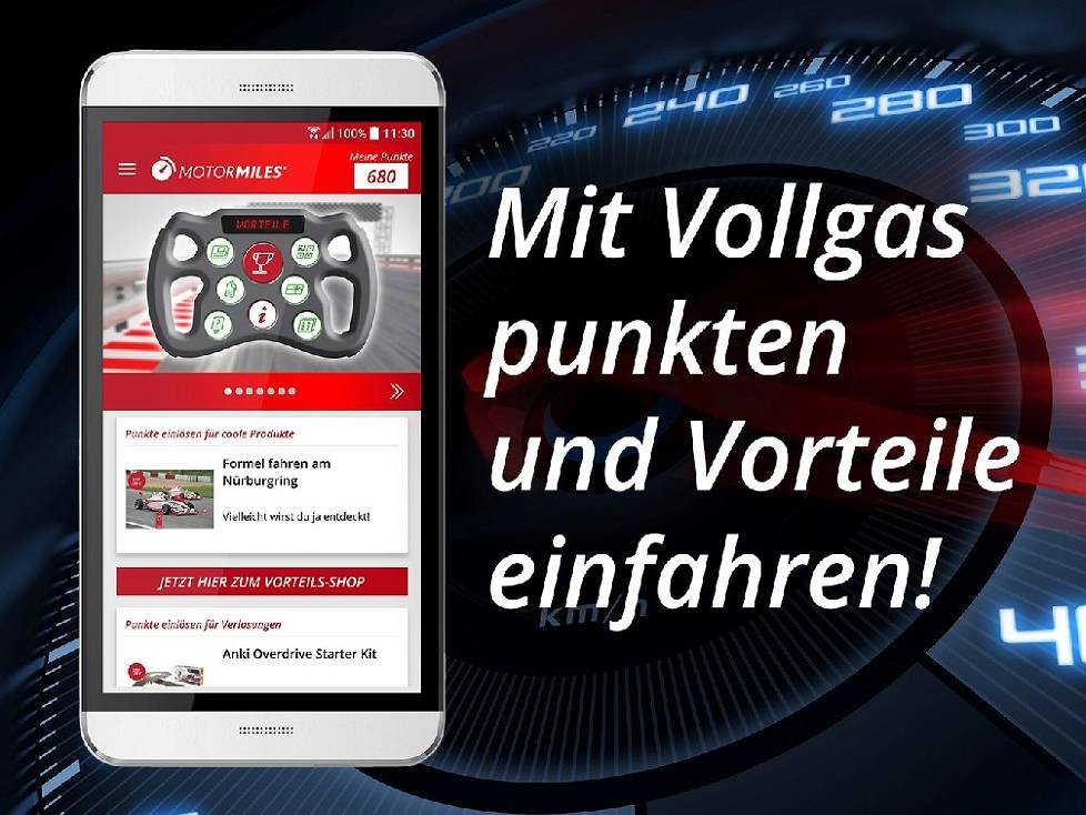MotorMiles: Bereits für das Registrieren gibt es die ersten 100 Punkte!
