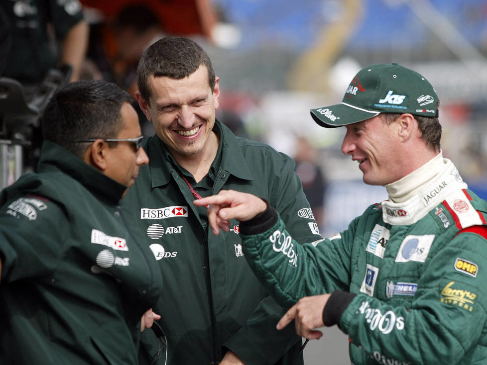 Günther Steiner und Eddie Irvine