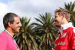 Juan Pablo Montoya und Sebastian Vettel (Ferrari) 