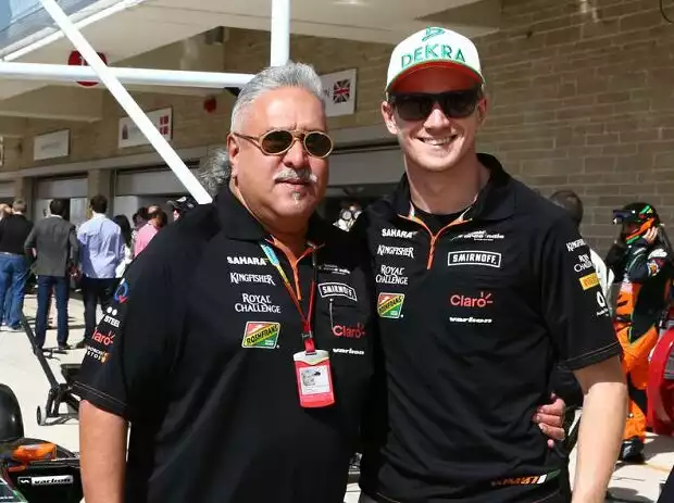 Vijay Mallya, Nico Hülkenberg Titel-Bild zur News: Vijay Mallya, Nico Hülkenberg