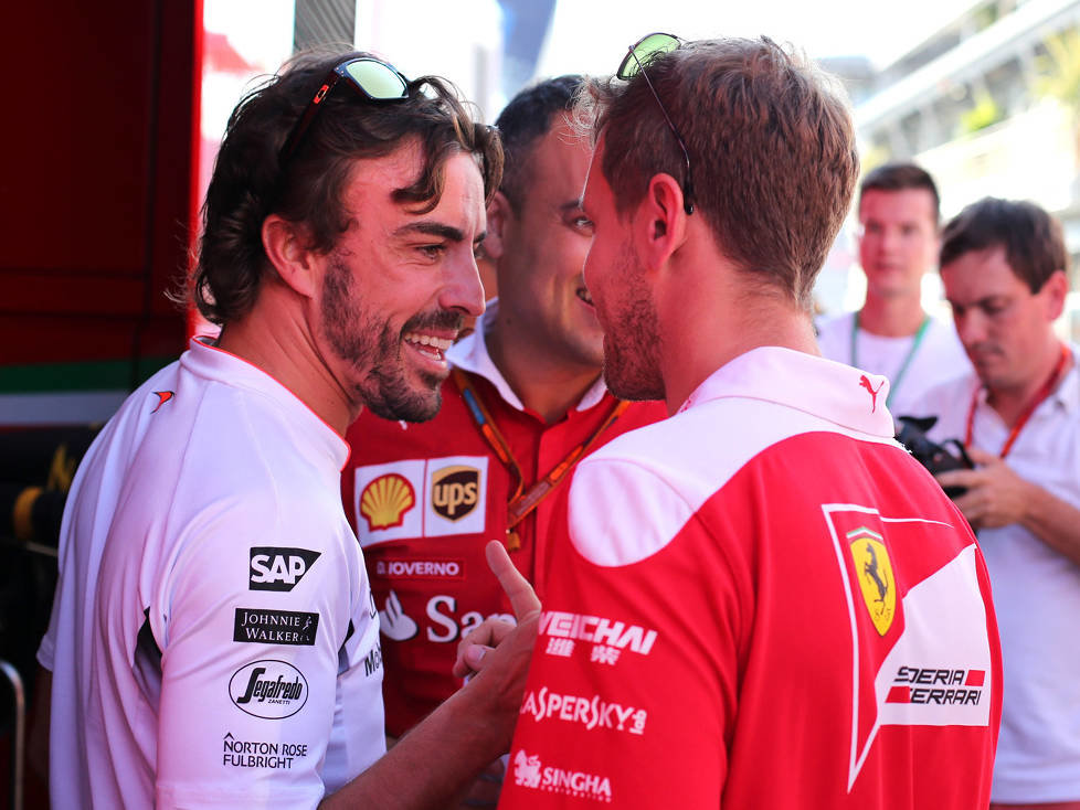 Fernando Alonso, Sebastian Vettel