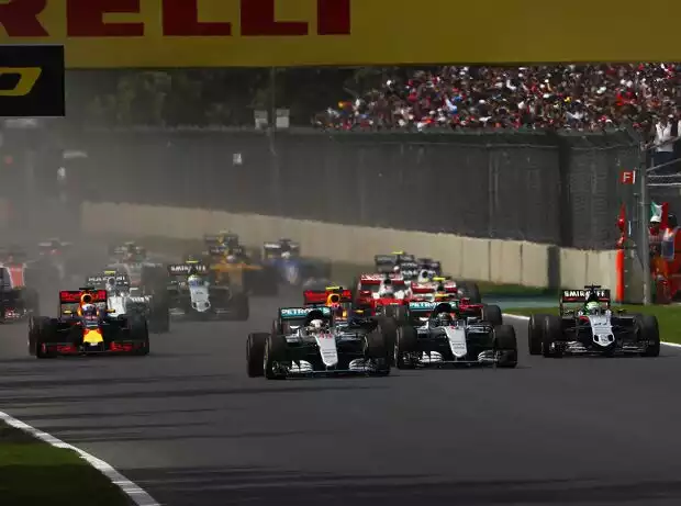 Lewis Hamilton, Nico Rosberg, Nico Hülkenberg, Max Verstappen, Daniel Ricciardo Titel-Bild zur News: Lewis Hamilton, Nico Rosberg, Nico Hülkenberg, Max Verstappen, Daniel Ricciardo