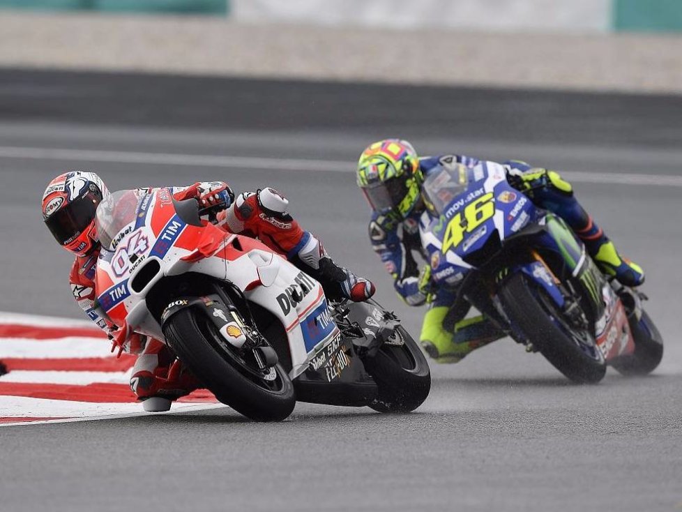 Andrea Dovizioso, Valentino Rossi