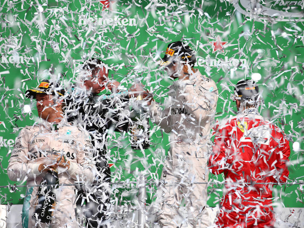 Lewis Hamilton, Nico Rosberg, Sebastian Vettel