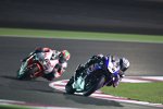 Sylvain Guintoli (Yamaha) vor Nicky Hayden