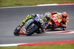 Valentino Rossi vor Marc Marquez 