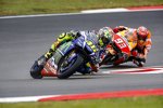 Valentino Rossi vor Marc Marquez 