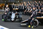 Sergio Perez (Force India) und Nico Hülkenberg (Force India) 