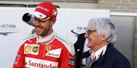 Bild zum Inhalt: Ecclestone nimmt Vettel in Schutz: "Hat eine Meinung"