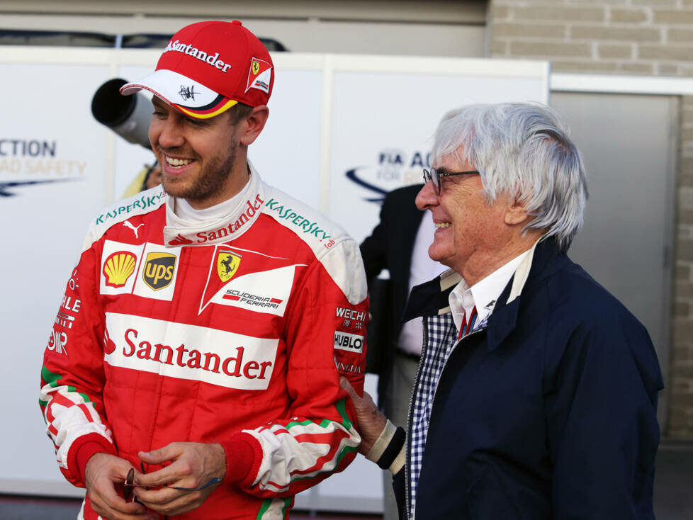 Sebastian Vettel, Bernie Ecclestone