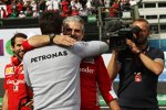 Maurizio Arrivabene und Toto Wolff 