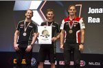 Tom Sykes, Jonathan Rea und Chaz Davies 