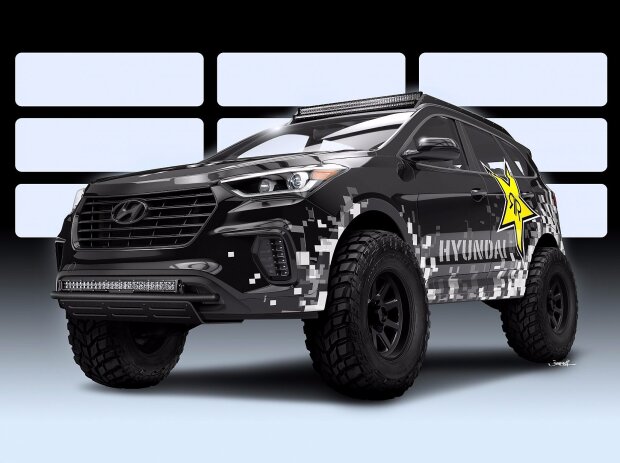 Titel-Bild zur News: Hyundai Rockstar Santa Fe Concept