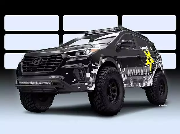 Hyundai Rockstar Santa Fe Concept Titel-Bild zur News: Hyundai Rockstar Santa Fe Concept