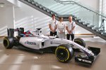 Lance Stroll, Claire Williams und Valtteri Bottas 