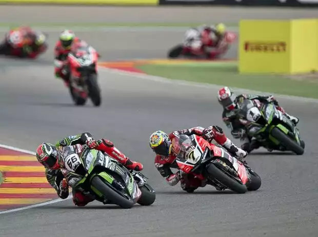 Jonathan Rea, Tom Sykes, Chaz Davies Titel-Bild zur News: Jonathan Rea, Tom Sykes, Chaz Davies
