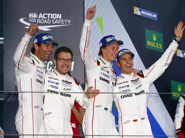 Mark Webber, Timo Bernhard Titel-Bild zur News: Mark Webber, Timo Bernhard