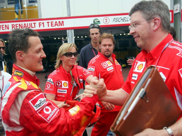 Titel-Bild zur News: Michael Schumacher, Ross Brawn