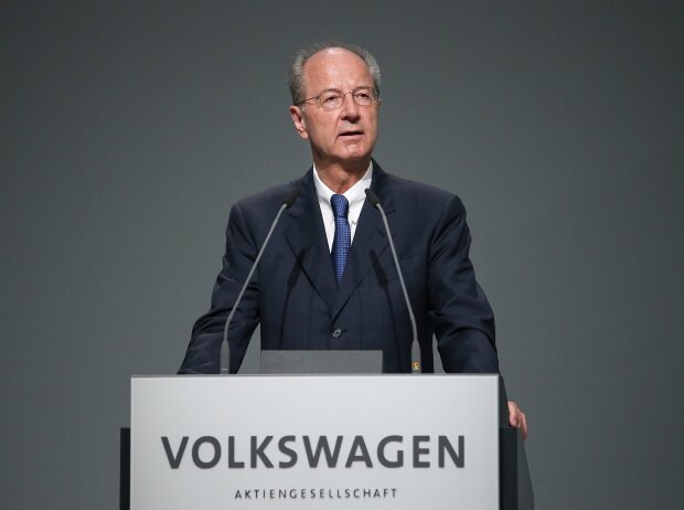 Titel-Bild zur News: Volkswagen-Jahreshauptversammlung 2016: Hans Dieter Pötsch