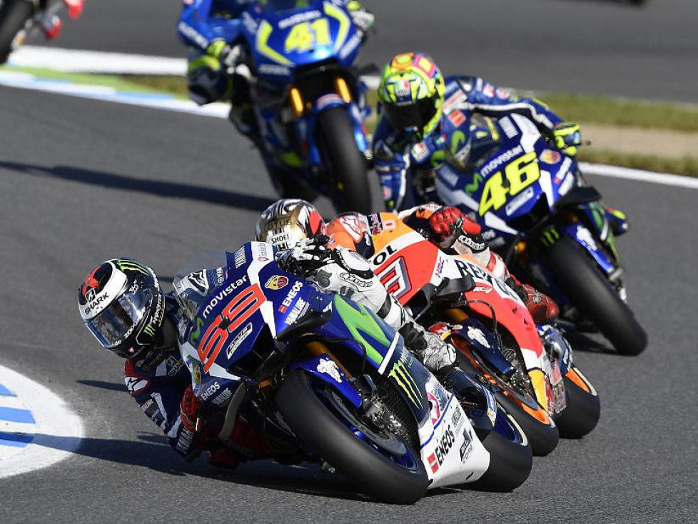 Valentino Rossi, Jorge Lorenzo, Marc Marquez