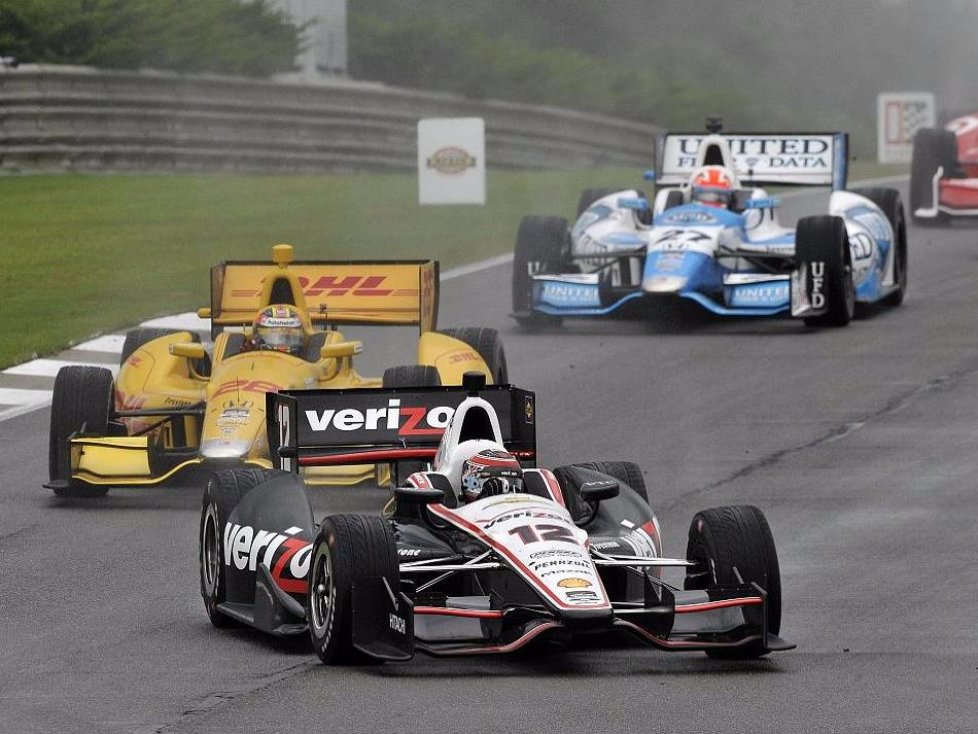 Will Power, Ryan Hunter-Reay, James Hinchcliffe