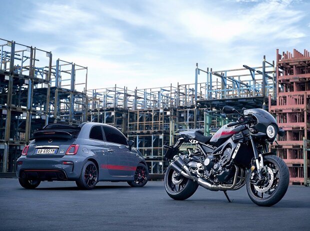 Yamaha XSR 900 Abarth (r.) und Abarth 695 Tributo XSR 