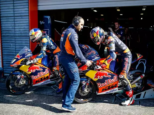 Brad Binder, Bo Bendsneyder Titel-Bild zur News: Brad Binder, Bo Bendsneyder