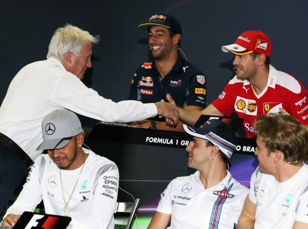 Titel-Bild zur News: Charlie Whiting, Sebastian Vettel